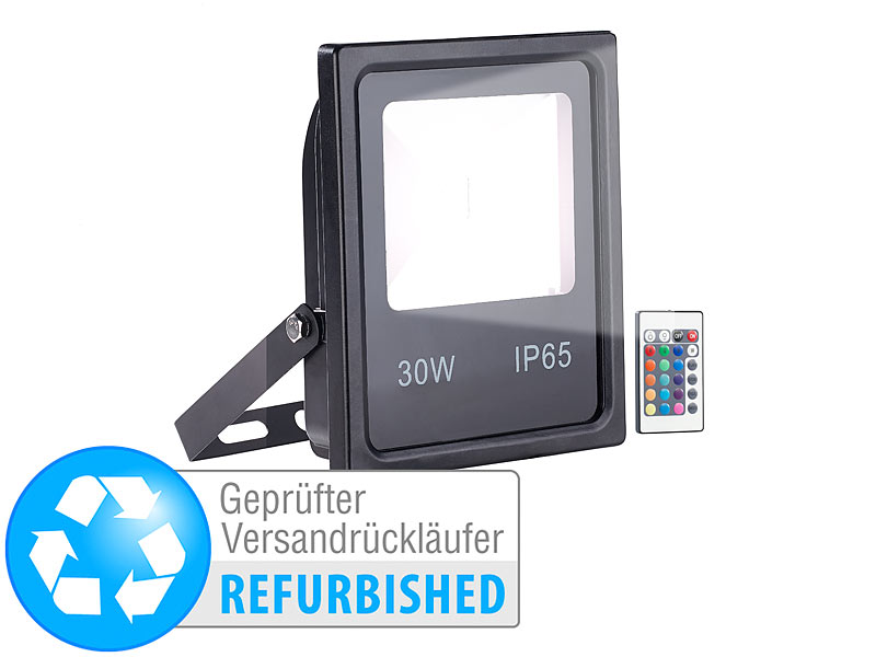 ; Wasserfeste LED-Fluter (warmweiß) 