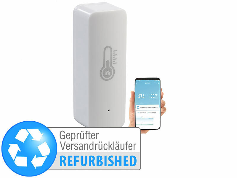 ; WLAN-Temperatur- & Luftfeuchtigkeits-Sensoren mit App-Auswertungen WLAN-Temperatur- & Luftfeuchtigkeits-Sensoren mit App-Auswertungen WLAN-Temperatur- & Luftfeuchtigkeits-Sensoren mit App-Auswertungen 
