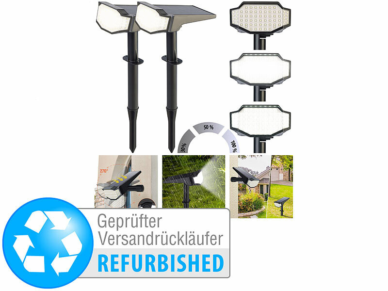 ; faretto solare LED con sensore di movimento faretto solare LED con sensore di movimento 