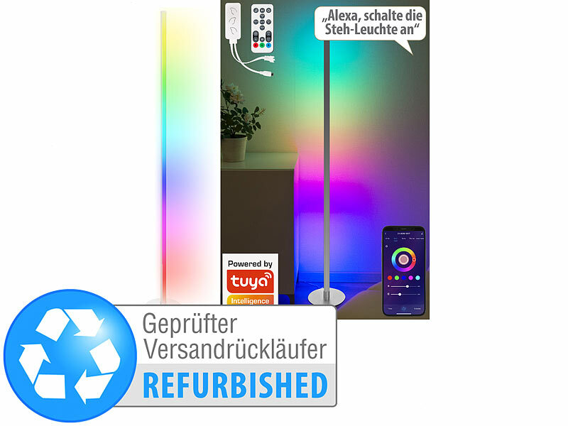 ; lampada da soffitto led wifi CCT, wlan-usb-luci d'atmosfera con rgb + cct-led e app lampada da soffitto led wifi CCT, wlan-usb-luci d'atmosfera con rgb + cct-led e app 