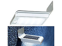 Luminea außen Wand Solarlampe, Solar-Außenleuchte Bewegungsmelder; LED-Solar-Fluter mit Bewegungsmelder LED-Solar-Fluter mit Bewegungsmelder LED-Solar-Fluter mit Bewegungsmelder LED-Solar-Fluter mit Bewegungsmelder 