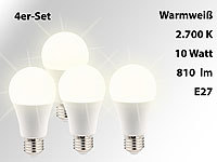 Luminea; LED-Spots GU10 (warmweiß), LED-Tropfen E27 (tageslichtweiß) LED-Spots GU10 (warmweiß), LED-Tropfen E27 (tageslichtweiß) 