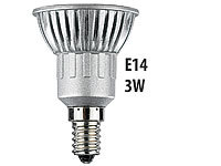 Luminea LED-Spot 3x 1W-LED, kaltweiß, E14, 250 lm; LED-Spot E14 (tageslichtweiß) 