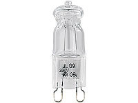Luminea Halogen-Stiftsockellampe G9, 230 Volt, 28 Watt, 370 Lumen, warmweiß; LED-Tropfen E27 (warmweiß)
