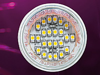 ; LED-Spots GU10 (warmweiß), LED-Tropfen E27 (tageslichtweiß) 