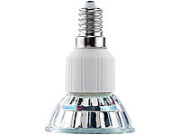 Luminea SMD-LED-Lampe, E14, 48 LEDs, kaltweiß, 270 lm (refurbished); LED-Spot E14 (tageslichtweiß) 