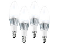 Luminea Energiespar-LED-Lampen m. 3x1W-LEDs,E14,kaltweiß,210 lm,4Stk.