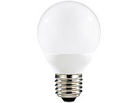 Luminea SMD-LED-Lampe Globe mit 24 LEDs, E27, warmweiß, 220-230 lm