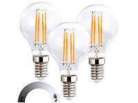 Luminea E14 Leuchtmittel, E14 LED-Filament-Birne; LED-Tropfen E27 (tageslichtweiß) LED-Tropfen E27 (tageslichtweiß) LED-Tropfen E27 (tageslichtweiß) LED-Tropfen E27 (tageslichtweiß) 