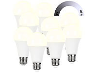Luminea Leuchtmittel dimmbar, LED-Leuchtmittel E 27; LED-Tropfen E27 (warmweiß) LED-Tropfen E27 (warmweiß) LED-Tropfen E27 (warmweiß) LED-Tropfen E27 (warmweiß) 