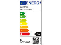 ; LED-Tropfen E27 (tageslichtweiß), LED-Spots GU10 (warmweiß) 