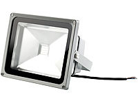 Luminea Wetterfester LED-Fluter im Metallgehäuse, 10 W, IP65, RGB; Wasserfeste LED-Fluter (warmweiß)