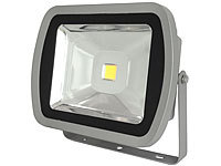 Luminea Wetterfester LED-Fluter im Metallgehäuse, 80 W, IP65, warmweiß