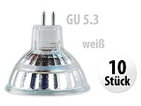 ; LED-Spots GU10 (warmweiß) 