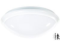 Luminea Deckenlampe mit Radar-Bewegungssensor, E27, max. 60 W, IP44