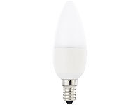 Luminea LED-Kerzenlampe, 6 W, E14, B35, 470 lm, tageslichtweiß; LED-Tropfen E27 (warmweiß) LED-Tropfen E27 (warmweiß) 