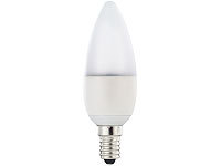 Luminea LED-Kerzenlampe, 6 W, E14, B35, 470 lm, warmweiß