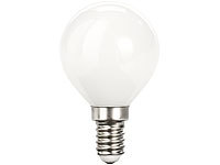 Luminea Retro-LED-Lampe G45, E 14, 3 Watt, 200 Lumen, 2700 K warmweiß, A+