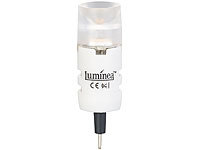 Luminea High-Power LED-Stiftlampe, G4, 1,2 W, warmweiß; LED-Stiftsockel G4 