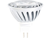 Luminea LED-Spot mit Metallgehäuse, GU5.3, 3 W, 230 lm, warmweiß; LED-Tropfen E27 (warmweiß) 