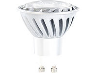 Luminea LED-Spot mit Metallgehäuse, GU10, 4 W,  230 lm, tageslichtweiß; LED-Spots GU10 (warmweiß), LED-Tropfen E27 (tageslichtweiß) 