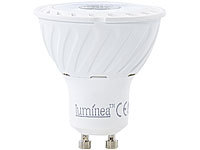 Luminea COB-LED-Spotlight, GU10, 7 W, 450 lm, weiß