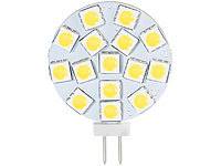 Luminea High-Power G4-LED-Stiftsockel mit SMD5050-LEDs, 3 W, warmweiß