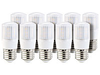 Luminea High-Power LED-Kolben, E27, 3,5 W, 360°, 350 lm, 6000 K, 10er-Set; LED-Tropfen E27 (warmweiß) LED-Tropfen E27 (warmweiß) 