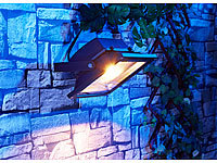 Luminea; LED-Solar-Fluter mit Bewegungsmelder LED-Solar-Fluter mit Bewegungsmelder 