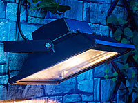 Luminea LED-Fluter 50 W, schwarz, IP65, Licht warmweiß (refurbished); Wetterfester LED-Fluter (tageslichtweiß), LED-Fluter mit Bewegungsmelder (tageslichtweiß) 