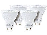 Luminea COB-LED-Spotlight, GU10, 7 W, 500 lm, tageslichtweiß, 4er-Set; LED-Spots GU10 (warmweiß), LED-Tropfen E27 (tageslichtweiß) LED-Spots GU10 (warmweiß), LED-Tropfen E27 (tageslichtweiß) 