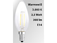 ; LED-Tropfen E27 (warmweiß) 