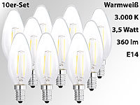 ; LED-Tropfen E27 (warmweiß) 