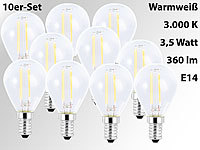 Luminea; LED-Tropfen E27 (tageslichtweiß) 