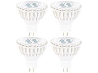 Luminea High-Power LED-Spot, GU5.3, warmweiß, 5 W, 320 lm, 4er-Set; LED-Tropfen E27 (warmweiß) LED-Tropfen E27 (warmweiß) 