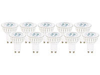 Luminea High-Power LED-Spot, GU10, tageslichtweiß, 5 W, 340 lm, 10er-Set; LED-Spot GU10 (neutralweiß) LED-Spot GU10 (neutralweiß) 