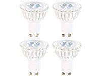 Luminea High-Power LED-Spot, GU10, tageslichtweiß, 5 W, 340 lm, 4er-Set; LED-Spot GU10 (neutralweiß) LED-Spot GU10 (neutralweiß) 