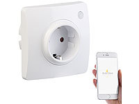 Luminea Home Control WLAN-Unterputz-Steckdose, für Siri, Amazon Alexa & Google Assistant