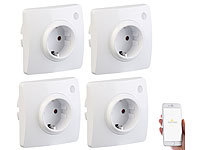 Luminea Home Control Einbau WLAN Steckdosen