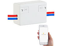 Luminea Home Control WLAN-Schalter für Licht & Co., für Siri, Alexa & Google Assistant, 10A