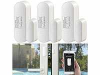 Luminea Home Control Türkontakt Alarm WLAN, Google Home Fensterkontakt; WLAN-Temperatur- & Luftfeuchtigkeits-Sensoren mit App-Auswertungen WLAN-Temperatur- & Luftfeuchtigkeits-Sensoren mit App-Auswertungen WLAN-Temperatur- & Luftfeuchtigkeits-Sensoren mit App-Auswertungen WLAN-Temperatur- & Luftfeuchtigkeits-Sensoren mit App-Auswertungen