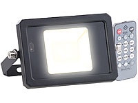 Luminea LED außen, LED Strahler mit Fernbedienung; LED-Solar-Fluter mit Bewegungsmelder LED-Solar-Fluter mit Bewegungsmelder LED-Solar-Fluter mit Bewegungsmelder LED-Solar-Fluter mit Bewegungsmelder