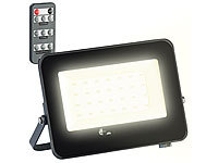 Luminea LED Flutlicht, LED Außenleuchte mit Fernbedienung; LED-Solar-Fluter mit Bewegungsmelder LED-Solar-Fluter mit Bewegungsmelder LED-Solar-Fluter mit Bewegungsmelder LED-Solar-Fluter mit Bewegungsmelder