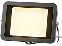 Luminea Wetterfester LED-Fluter, 200 W, 14.000 lm, IP65, 6.500K tageslichtweiß; Wasserfeste LED-Fluter (warmweiß) Wasserfeste LED-Fluter (warmweiß) Wasserfeste LED-Fluter (warmweiß) Wasserfeste LED-Fluter (warmweiß)