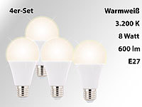 Luminea; LED-Spots GU10 (warmweiß), LED-Tropfen E27 (tageslichtweiß) LED-Spots GU10 (warmweiß), LED-Tropfen E27 (tageslichtweiß) 