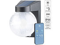 Luminea; LED-Solar-Fluter mit Bewegungsmelder 