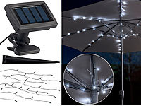 Luminea Solar Schirm Beleuchtung, Sonnenschirmbeleuchtung Solar; Akku-Baustrahler mit Solarmodul Akku-Baustrahler mit Solarmodul Akku-Baustrahler mit Solarmodul Akku-Baustrahler mit Solarmodul 