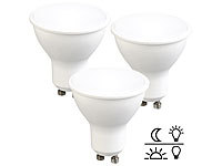 Luminea; LED-Spots GU10 (warmweiß), LED-Tropfen E27 (tageslichtweiß) LED-Spots GU10 (warmweiß), LED-Tropfen E27 (tageslichtweiß) 