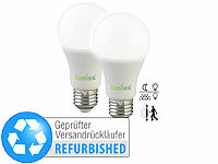 Luminea Leuchtmittel Sensor, Leuchtmittel Dämmerungssensor; LED-Spots GU10 (warmweiß), LED-Tropfen E27 (tageslichtweiß) LED-Spots GU10 (warmweiß), LED-Tropfen E27 (tageslichtweiß) LED-Spots GU10 (warmweiß), LED-Tropfen E27 (tageslichtweiß) 