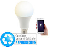 Luminea Home Control WLAN-LED-Lampe, für Alexa, Siri & Google Assistant, Versandrückläufer